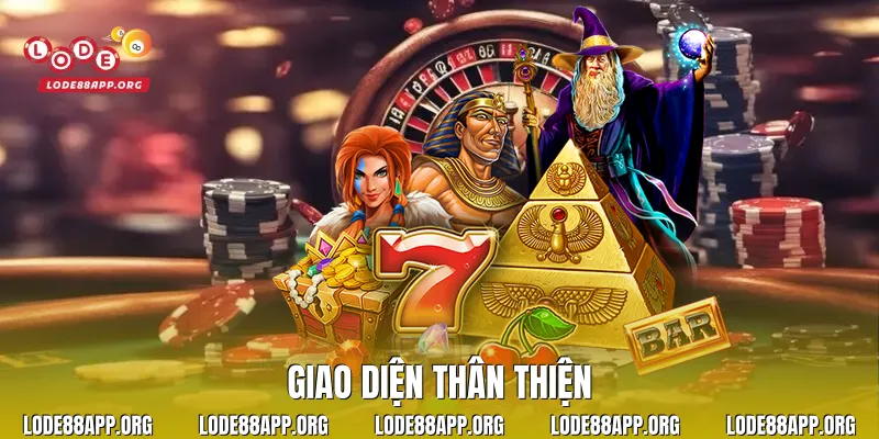 Giao diện thân thiện